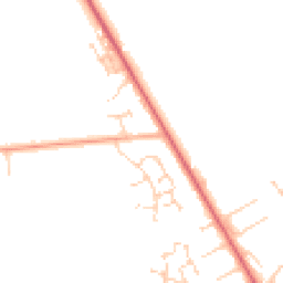 Daytime road noise heatmap for NR14 7QT