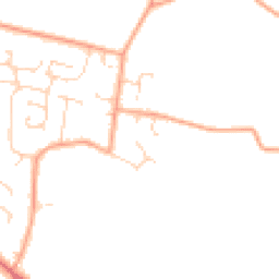 Daytime road noise heatmap for NR14 7RT