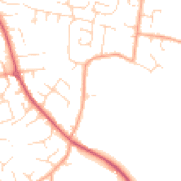 Daytime road noise heatmap for NR14 7SP