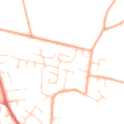 Daytime road noise heatmap for NR14 7TG