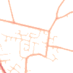 Daytime road noise heatmap for NR14 7TH