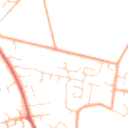 Daytime road noise heatmap for NR14 7TL