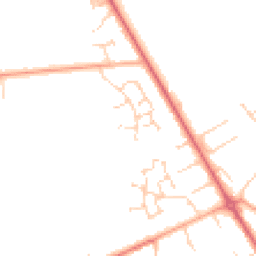Daytime road noise heatmap for NR14 7TW
