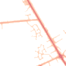 Daytime road noise heatmap for NR14 7TX