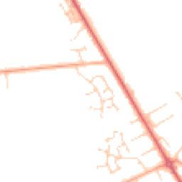 Daytime road noise heatmap for NR14 7TY