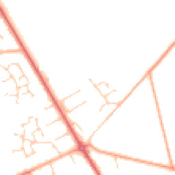 Daytime road noise heatmap for NR14 7UF