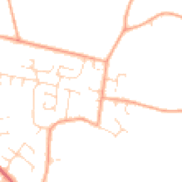 Daytime road noise heatmap for NR14 7UH