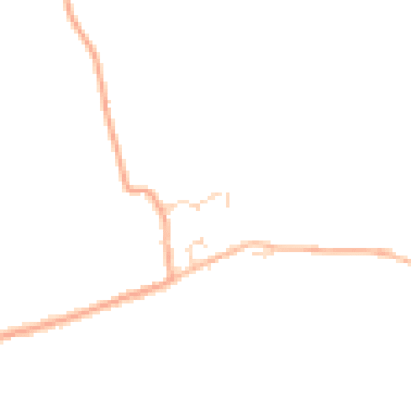 Daytime road noise heatmap for NR14 7UJ