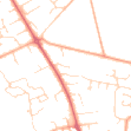 Daytime road noise heatmap for NR14 7UL