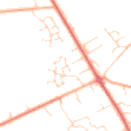 Daytime road noise heatmap for NR14 7UT