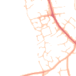 Daytime road noise heatmap for NR14 7WN