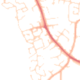 Daytime road noise heatmap for NR14 7WR