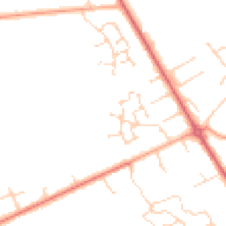 Daytime road noise heatmap for NR14 7WW