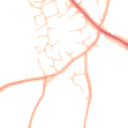 Daytime road noise heatmap for NR14 7XQ