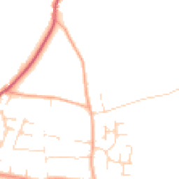 Daytime road noise heatmap for NR14 8AE