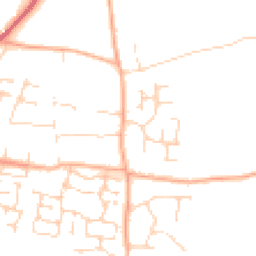 Daytime road noise heatmap for NR14 8AW