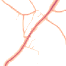 Daytime road noise heatmap for NR14 8BF
