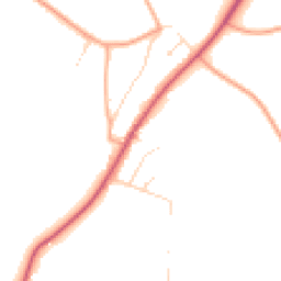 Daytime road noise heatmap for NR14 8DN