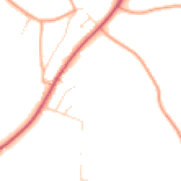 Daytime road noise heatmap for NR14 8DT