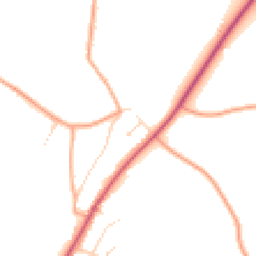 Daytime road noise heatmap for NR14 8DY