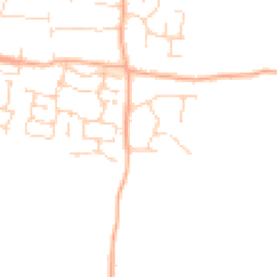 Daytime road noise heatmap for NR14 8FN