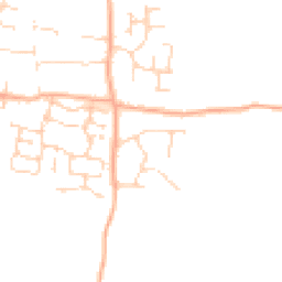 Daytime road noise heatmap for NR14 8FQ
