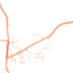 Daytime road noise heatmap for NR14 8FY