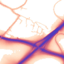 Daytime road noise heatmap for NR14 8GD
