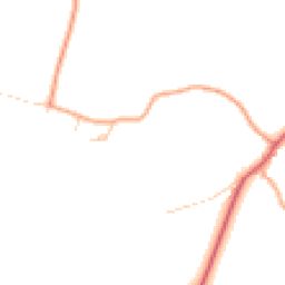 Daytime road noise heatmap for NR14 8HH