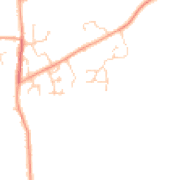 Daytime road noise heatmap for NR14 8HU