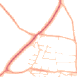 Daytime road noise heatmap for NR14 8JH