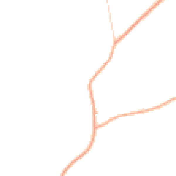 Daytime road noise heatmap for NR14 8LD