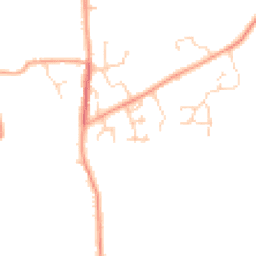Daytime road noise heatmap for NR14 8LH
