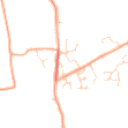 Daytime road noise heatmap for NR14 8LS