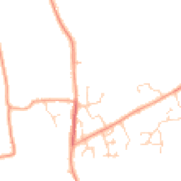 Daytime road noise heatmap for NR14 8NA