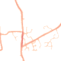 Daytime road noise heatmap for NR14 8NB