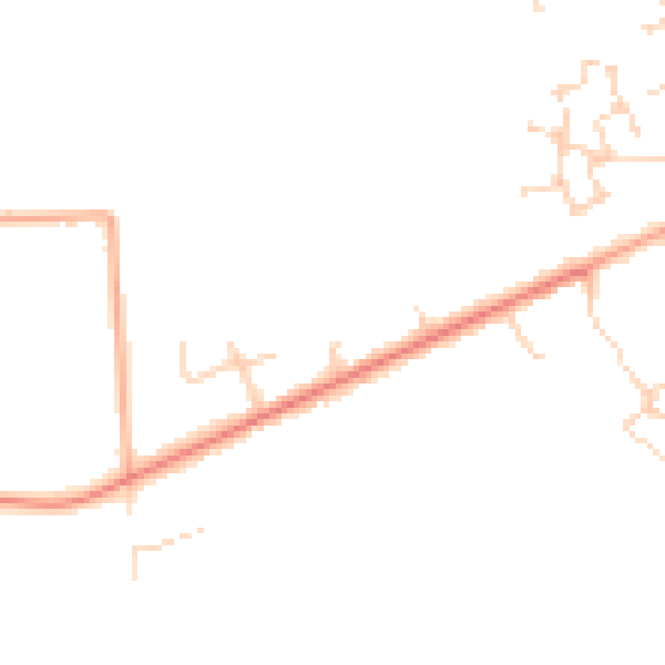 Daytime road noise heatmap for NR14 8NP