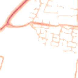 Daytime road noise heatmap for NR14 8NT