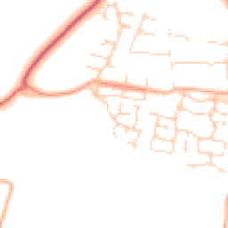 Daytime road noise heatmap for NR14 8NU