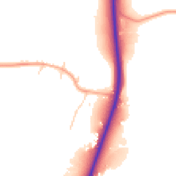 Daytime road noise heatmap for NR14 8PH