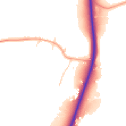 Daytime road noise heatmap for NR14 8PN