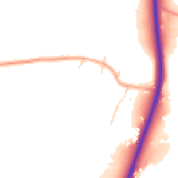 Daytime road noise heatmap for NR14 8PP