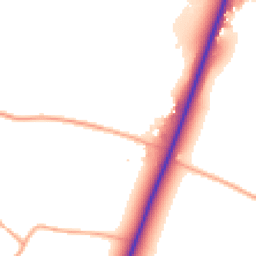 Daytime road noise heatmap for NR14 8PY