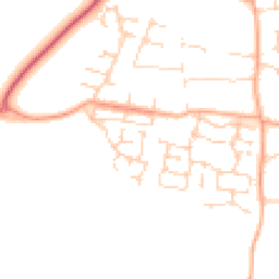 Daytime road noise heatmap for NR14 8QG