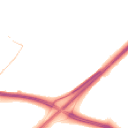 Night-time road noise heatmap for NR14 8RN