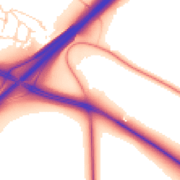 Daytime road noise heatmap for NR14 8RT