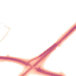 Night-time road noise heatmap for NR14 8RW