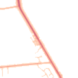 Daytime road noise heatmap for NR14 8SA