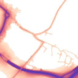 Daytime road noise heatmap for NR14 8SX