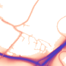 Daytime road noise heatmap for NR14 8TB